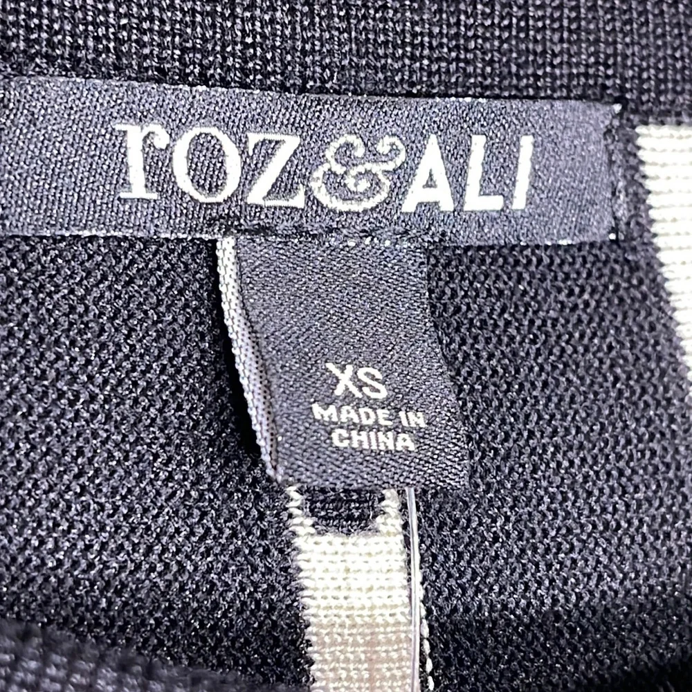 NWT ROZ & ALI Fit & Flare Sweater Dress - Picture 4 of 9